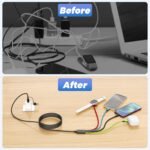 Multi Charging Cable with iWatch Charger, 2 Pack 5FT Travel Essentials | One Cable Charges Multiple Devices, Perfect for Travel, Cruises, Road Trips and Everyday Use while Reducing Cable Clutter - Image 6