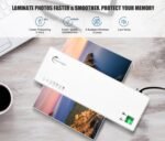 Buyounger 9 Inch Thermal Laminator Machine Set with 40 Sheets | Fast 1 Min Warmup, 340mm/min Speed, ABS Anti Jam Button, Cold Mode, Included Trimmer & Corner Rounder for Home School Office - Image 5
