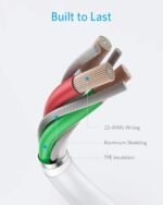 Anker Powerline II Lightning Cable, MFi-Certified (6 ft, White) | USB Charging and Sync, Compatible with iPhone 11 Series / SE / XS / XR, and More - Image 5