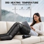 UMARMUNG Air Compression Leg Massager with Heat, Gifts for Men, Dad, Husband, Women, Mom, Wife, Her, Presents for Christmas, Mothers Day, Birthday, Valentine's Day, Works for Foot, Calf, Knee, Thighs - Image 5