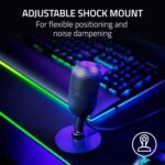 Razer Seiren V3 Mini USB Microphone, Supercardioid Condenser Mic, Black | Tap-to-Mute Sensor with LED Indicator, Shock Absorber, Ultra Compact, Works with OBS, Discord, Zoom, Teams - Image 6