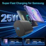 Super Fast Charger Type C, 25W USB C Wall Charger Fast Charging for Samsung Galaxy S26 Ultra/S26/S26+/S25 Ultra/S25/24 Ultra/S24/S23 Ultra/S22 Ultra with 10FT Long Android Type C Charger Cable 2Pack - Image 3