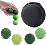 luckdoor Silicone Magnetic Balls Fidget Toys for Adults & Teens,4PCS Stress Relief Sensory Toys for Autism ADHD Anxiety,Fun Textures Gadgets,Office Desk Toy,Stocking Stuffers for Women Men Teen Gift - Image 2