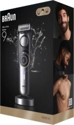 Braun All-in-One Series 9 PRO Men's Electric Beard Trimmer, Hair Clipper, Shaver & Razor for Face, Hair & Body, AIO 9570 with Gillette Labs Razor, Cordless - Image 11