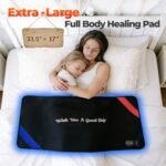 33"x17"Red & Blue Light Therapy Mat, 360 LEDs Infrared Light Pad for Body | Triple Wavelength Light (460nm+660nm+850nm) with 60W Power, Full-Body Design for Personalized At-Home Care - Image 5