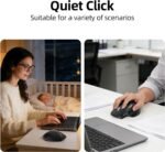 INFINMIND Ergonomic Wireless Bluetooth Mouse with 6 Programmable Buttons(Mac/Windows), Multi-Device, Flying Scroll & Side Wheel, 5 Level DPI, Rechargeable Silent Mice for Laptop, PC, Tablet, MacBook. - Image 9