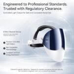 Red Light Therapy for Face,FDA Cleared LED Face Mask,Sapphire Blue | Truly Wireless,396 Gold-Wire LEDs,7 Light Modes,20+ Sessions/Charge,Full-Face Coverage,Travel-Friendly,3-Year Warranty - Image 10