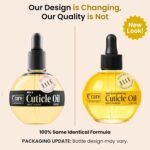 C CARE Sweet Almond Cuticle Oil for Nails, 2.5 oz – Overnight Cuticle Repair Oil for Dry Cuticles, Nail Strengthener & Moisturizer, Includes Dropper & Brush - Image 3