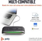 Poly Sync 40 Smart Speakerphone (Plantronics) - Flexible Workspaces - Connect to PC/Mac via USB-A or USB-C and Smartphones via Bluetooth - Works with Teams, Zoom – Amazon Exclusive - Image 7