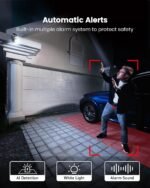 aosu Solar Camera Outdoor Wireless for Home Surveillance,Fixed Solar Panel | Easy to Set up,360° Full Coverage,Auto Person Tracking,2K Clarity&Full-Color Night Vision,Two-Way Talk,2.4GHz WiFi only - Image 8