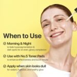 numbuzin No.5 Vitamin Concentrated Serum, Dark Spot Care, Glutathione & Vitamin Serum, Korean Skincare, Tranexamic Acid 4%, Niacinamide 5%, for a Radiant-Looking Glow 1.01 fl oz - Image 9