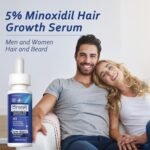 Minoxidil for Men Liquid Solution, Minoxidil for Women Hair Growth Serum, 5% Minoxidil Serum for Stronger Roots & Thicker, Fuller Hair (4 FL OZ, 2PCS-Dropper) - Image 8