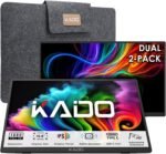 Kado 2-Pack 15.6-Inch 1080p IPS Monitor Extender for Laptop 1920x1080 USB-C | Dual Portable Monitor Setup, Mini HDMI 180° Kickstand Built-in Speakers, Stacked Desktop Setup Office Gaming Daytrading - Image 2