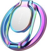 Doflyesky Magnetic Phone Ring Holder with Magsafe, Double Adjustable Gym Finger Ring Grip, Removable Phone Grip, for iPhone, iPad and Smartphones, Compatible with Magnetic Car Mount (Colorful) - Image 2