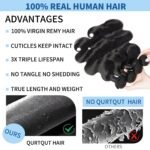 16A Raw Human Hair Bundles Body Wave Bundles Human Hair 18 20 22Inch Unprocessed Virgin Human Hair Extensions Body Wave 3 Bundles Real Human Hair Bundles weave bundles human hair Triple Lifespan - Image 6