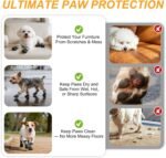BEAUTYZOO Dog Shoes Small Size Dogs,Breathable Summer Dog Booties & Paw Protectors for Hot Pavement,Anti-Slip Sole Puppy Dog Boots for Hardwood Floors, Outdoor Walking Running,Maltese Yorkie Chihuahua - Image 6