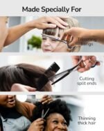 Hair Thinning Scissors ULG Professional Barber’s Texturizing Teeth Shears for Hairdressing, Salon and Home Use Thinning Shears for Hair Cutting, Made of Japanese Stainless Steel, 6.5 inch - Image 8