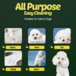 Pet Wipes for Dogs and Cats – 400 Count (8x8in) Hypoallergenic, Deodorizing Dog Wipes for Paws, Ears and Butt | XL with Aloe & Coconut Oil, Lavender Scented | Includes 4 Grooming Glove Wipes - Image 4