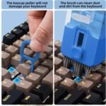 Keyboard Cleaner & Laptop Cleaning Kit, All-in-1 for Computer PC, SkyBlue | Electronics Deep Cleaning Reusable Brush Tool, Screen-Safe Spray, for iPhone iPad Macbook Airpod Camera, Gaming Accessories - Image 3