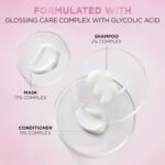 L’Oreal Paris Sulfate Free Glossing Shampoo with Glycolic Acid, Provides Intense Glass Hair Shine, Smoothness & Soft Feel, Suitable for Dull, Dry, and Color-Treated Hair, EverPure, 6.8 Fl Oz - Image 10