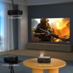 Mini Video Projector with WiFi Bluetooth, Native 1080P Portable Movie Projector, Compatible with SmartPhone, TV Stick, PS5, Laptop HDMI USB for Home Theater Indoor Outdoor Movies - Image 8