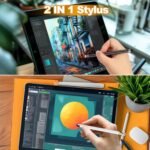 Stylus (7 Pcs), 2-in-1 Stylus Pen for Touch Screen, High Precision and Sensitivity, Suitable for iPad/iPhone/Samsung/Android Smartphone and Tablets, Compatible with All Touch Screen (Multicolor) - Image 3