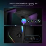 Redragon GS510 RGB Wired Desktop Speakers, 2.0 Channel Stereo Sound, Black | 4 Colorful LED Backlight Modes, Enhanced Bass, Easy-Access Volume Control, Plug & Play USB Powered PC Gaming Speaker - Image 7