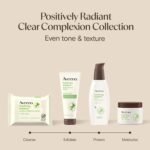 Aveeno Positively Radiant Skin Brightening Exfoliating Daily Face Wash Scrub, Gentle with Moisture-Rich Soy Extract, Helps Improve Skin Tone & Texture, Oil- & Soap-Free, Hypoallergenic, 5 Oz​ - Image 8