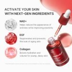 medicube NAD EGF Firming Serum for Face & Neck | Anti-Aging Serum with EGF Peptide, NAD+ & Collagen | Wrinkle Appearance, Elasticity & Pore Care | Korean Skincare, 1.01 fl.oz - Image 4