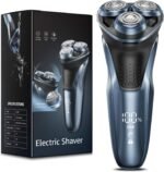 5D Electric Razor for Men:IPX7 Waterproof Wet or Dry | Rotary Electric Shavers for Men - LED Display - USB-C 2-Hour Fast Charge for Travel - Precise Blades & Pop-up Trimmer - Image 2