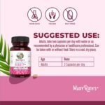 MARYRUTH'S Probiotic Beauty Capsules, Gut Health, Vegan Collagen Support | Red Orange Complex & Ceramosides, Vegan Collagen Support, Anti Aging, Gut Health, Hair Skin and Nails Vitamins - Image 4
