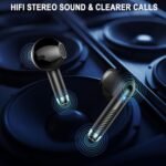 Wireless Earbuds, Bluetooth 5.4 Ear Buds LED Power Display Headphones Bass Stereo, Bluetooth Earbuds in-Ear Noise Cancelling Mic, 40H Playback Mini Case IP7 Waterproof Sports Earphones for Android iOS - Image 7