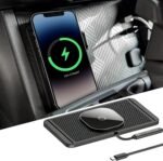 Magnetic Wireless Charger for Toyota Tacoma 2024 2025 2026 for Toyota 4Runner 2025 2026 15W Fast Wireless Car Phone Charger Pad Non-Slip Phone Holders for iPhone 17/16/15/14/13/12 - Image 2