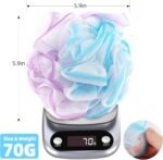 Chuya Bath Loofah Sponges 70 Grams Large Size,4 Pack Shower Sponge | Exfoliating Cleaning Bath Loofa Body Scrubber Balls for Women Men Children Washing - Image 3