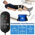 Ice Machine for Knee After Surgery with Inflatable Leg Elevation Pillow | Portable Cold Therapy Machine with Timer & Compression Pad for Hip and Knee Replacement Recovery - Image 4