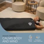 Lifepro RejuvaWrap Infrared Sauna Blanket with Low EMF and 9 Temp Levels | Features carbon fiber heating with detox wraps, waterproof interior, and storage carry bag for home wellness - Image 4
