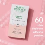 Mario Badescu Drying Patch Blemish Covering, Invisible Spot Treatment, Absorbing All Day Polymer Adhesion with Vitamin C, Vegan & Cruelty Free, Strong Hold (60 Patches, 12mm), Clear - Image 3