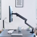 VIVO Premium Aluminum Full Motion Single Ultrawide Monitor Desk Mount Stand with Lift Engine Arm, Fits Screens up to 40 inches, STAND-V101BB - Image 7