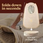 Homedics Portable Sauna - Collapsible Personal Steam Sauna | Stress Relief & Muscle Relaxation, Fast 1-Min Setup, Heats to 115°F, Up to 60 Min Session, Compact Foldable Design - Image 6