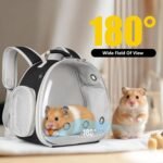 Guinea Pig Backpack, Space Capsule Bubble Window Small Animal Backpack for Guinea Pig, Bird Bunny Rabbit - Image 5