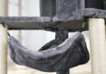YUNIQUE Cat Tree with Cat Condo and Big Hammock, Grey - Image 8