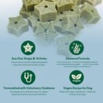 Dental Chews for Small Dogs, Vegan Sea Star Shape, Fresh Breath, Ascophyllum - Image 4