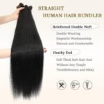 16A Raw Straight Bundles Human Hair 3 Bundles,22 24 26 Inch,Triple Lifespan,Burmese Virgin Remy Hair Extensions,No Tangle Shedding - Image 6