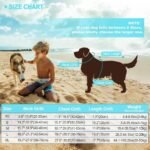 EMUST Large Dog Life Jacket, Pet Life Vests for Swimming, Small/Medium/Large Dog Flotation Vest with Rescue Handle for Water at Pool, Beach, Boating (XL,Pool Blue) - Image 6