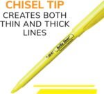 BIC Brite Liner Highlighters, Chisel Tip, 5-Count Pack, Assorted Colors - Image 6