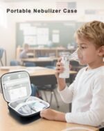 Carrying Case for Portable Handheld Inhaler Nebulizer Asthma Inhaler Black | Compact Medical Holder Travel Case for Portable Inhaler Nebulizer or Asthma Inhaler for Adults and Kids (Case Only) - Image 7