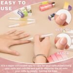 Meschett 2PCS Cuticle Oil Pens for Nail Care, Moisturizing Nail Oil Pen with Soft Brush, Hydrating Cuticle Oil for Dry Nails & Cuticles (Peach & Strawberry Flavors) - Image 5