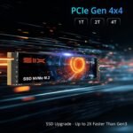 SIX NVME M.2 SSD PCIe 4.0-1TB m.2 2280 ssd, Read UP to 7350MB/s 1TB for Gaming PS5 Memory Storage Expansion with Heatsink, Internal Solid State Hard Drive PCIe gen 4x4 Nvme for Laptop Desktop pc - Image 4