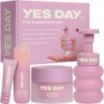 YES DAY The Sleepover Set, Complete Skincare for Teens & Tweens | Clean & Clinically Tested Teen Skincare Set with Face Cleanser, Face Moisturizer, Hydrating Mist & Lip Mask - Image 2