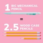 BIC Xtra-Smooth Pastel Mechanical Pencils, Medium Point, 0.7mm, 24-Count | Bulk Pack for School or Office Use | Smooth Writing Experience | No. 2 Lead for Standardized Tests - Image 5